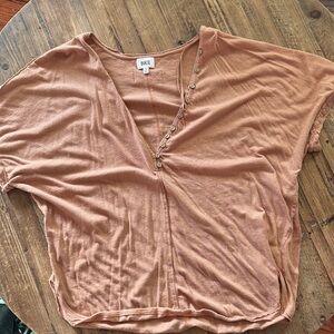 BKE Women's Light Brown Blouse